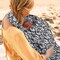 Nursing Cover for Mom Breastfeeding, Baby Privacy Nursing Covers Up Breathable Cotton with Ajustable Hoop for Mother (Grey)